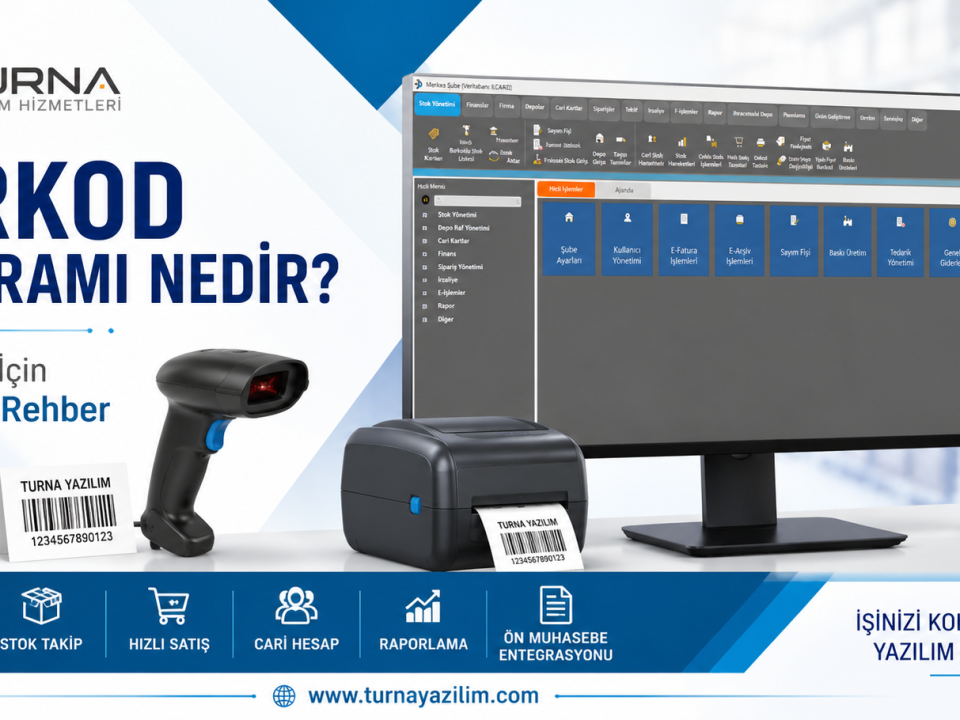 Barkod programı ile ürün ve stok takibi