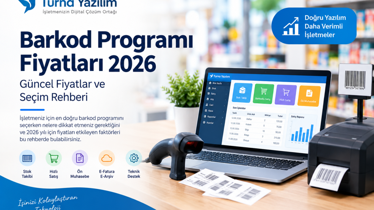 Barkod programı fiyatları 2026